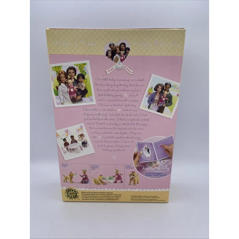 2004 Barbie Happy‎ Family Neighborhood Midge Neighbor Lea & Baby C6061 NIB